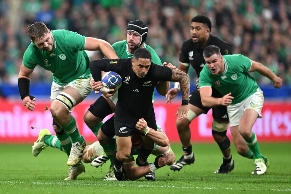 Los All Blacks, semifinalistas del Mundial de Rugby 2023 (Getty Images).