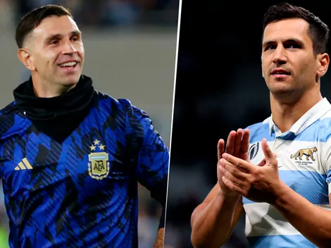 "Un montón": el intercambio entre Tute Moroni y Dibu Martínez tras el pase a semifinales de Los Pumas