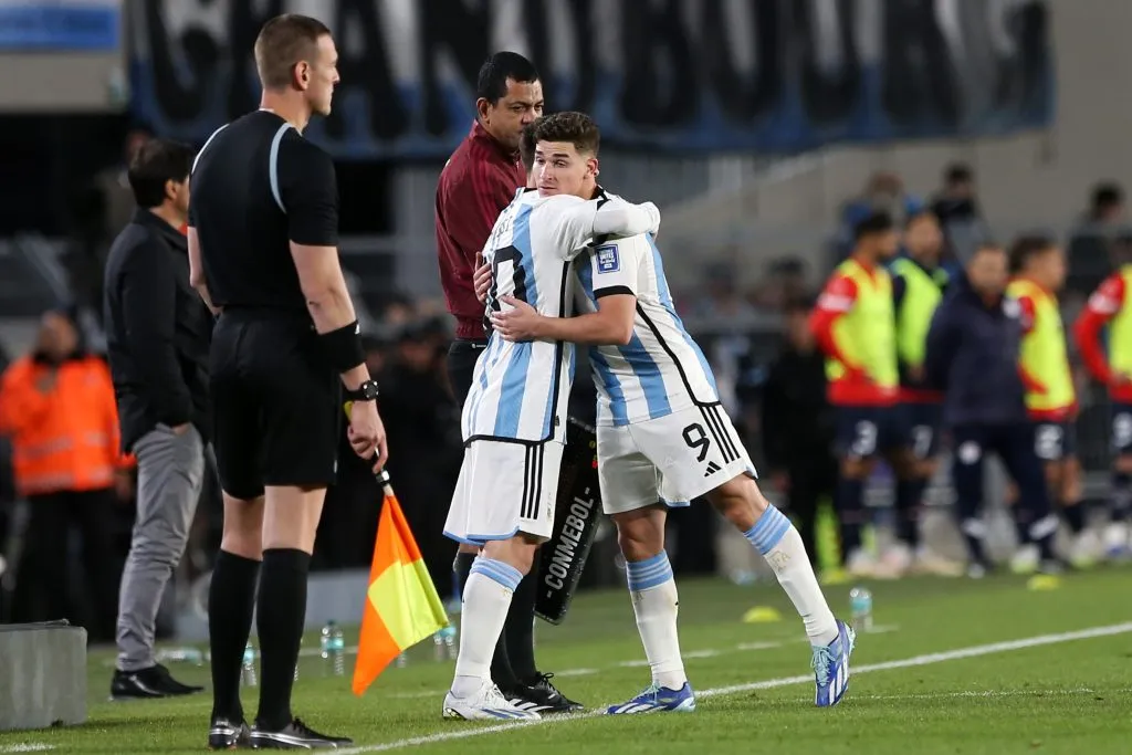 Messi entró en el segundo tiempo contra Paraguay. (Foto: Getty Images)