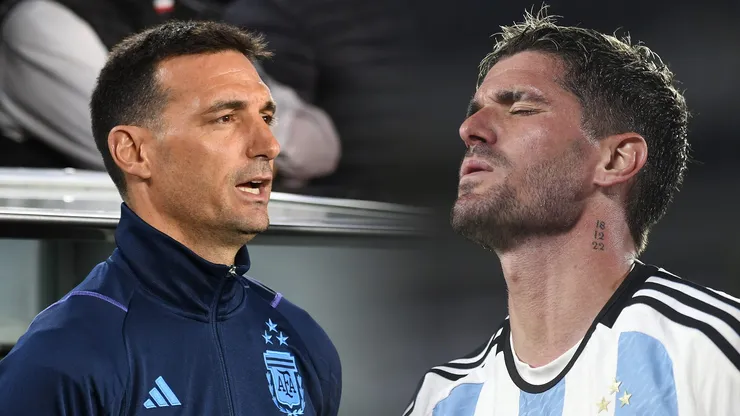 La sincera frase de Scaloni sobre De Paul: "Creo que puede dar más"