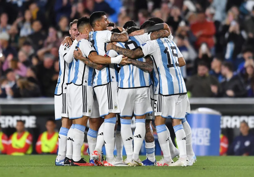 Gran victoria de Argentina sobre Paraguay. (Foto: Getty Images)