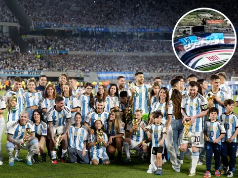 La Selección Argentina presumirá una bandera gigante en el Monumental