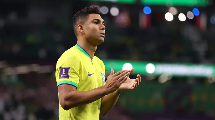 Casemiro en la Selección de Brasil.