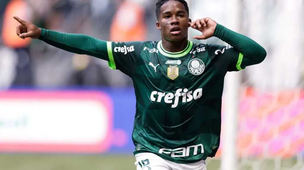 Endrick ya fue vendido del Palmeiras al Real Madrid. // Getty