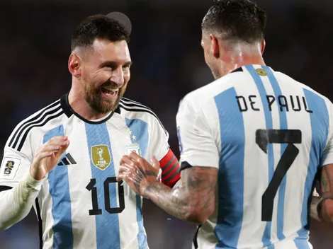 “¿Se te perdió algo?”: la foto viral que publicó De Paul con Messi y la Copa del Mundo