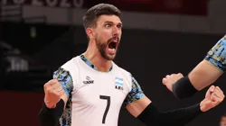 Facundo Conte es una de las figuras del seleccionado masculino de vóley.