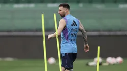 ¿Cómo se vio a Messi en su primer entrenamiento con la Selección Argentina?