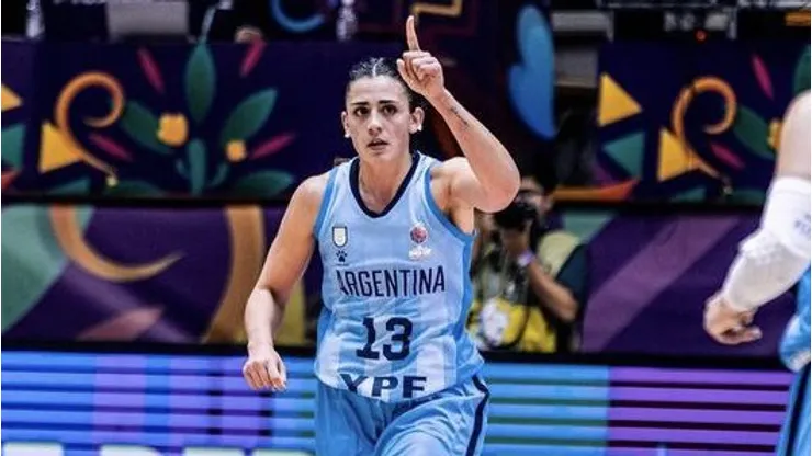 Candela Gentinetta es una de las convocadas a la Selección Argentina de Básquet Femenino.