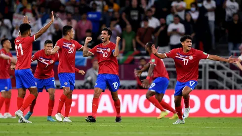 Bryan Ruiz con la selección de Costa Rica.