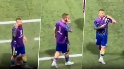 Video inédito: la cargada de Benedetto a los hinchas de Palmeiras