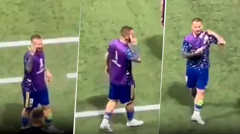 Video inédito: la cargada de Benedetto a los hinchas de Palmeiras