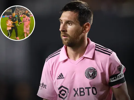 VIDEO | El gesto de Messi con un niño tras la derrota de Inter Miami