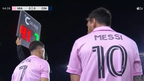 VIDEO | Así reaccionaron los hinchas de Inter Miami cuando ingresó Messi