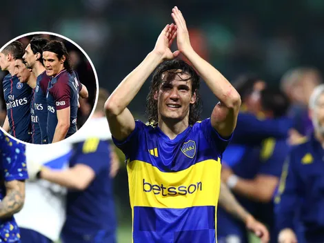 Cavani recibió el mensaje de un crack argentino tras la clasificación de Boca