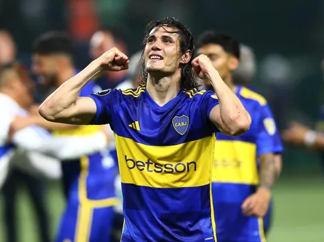 La calificación de Almirón al partido de Cavani: "Cumplió"