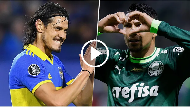 Palmeiras vs. Boca por la Copa Libertadores.