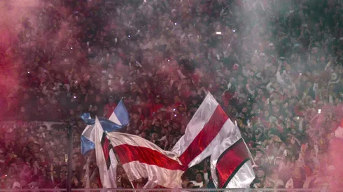 La hinchada de River en el estadio Más Monumental.