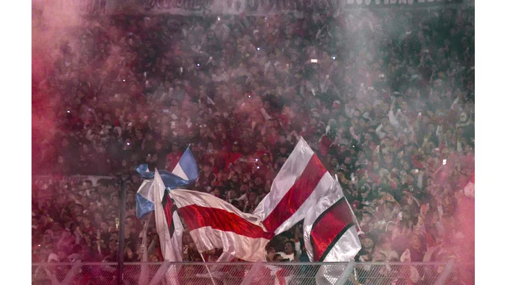 La hinchada de River en el estadio Más Monumental.