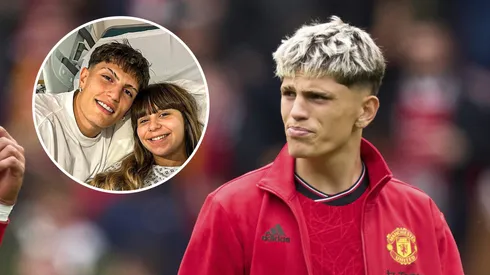 Alejandro Garnacho fue padre y enterneció las redes sociales: la primera foto de Enzo