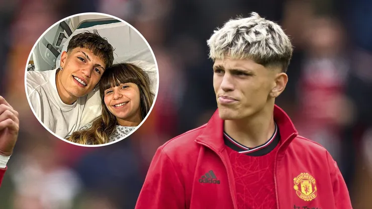 Alejandro Garnacho fue padre y enterneció las redes sociales: la primera foto de Enzo