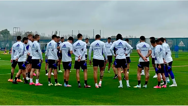 En Boca no hubo sorpresas: el equipo que paró Almirón para la revancha con Palmeiras