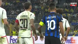 ¿Se sacaron chispas? El cruce entre Lautaro Martínez y Otamendi en la Champions League