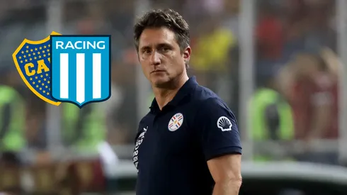 MATURIN, VENEZUELA - SEPTEMBER 12: Guillermo Barros Schelotto, head coach of Paraguay, looks on during a FIFA World Cup 2026 Qualifier match between Venezuela and Paraguay at Estadio Monumental de Maturin on September 12, 2023 in Maturin, Venezuela. (Photo by Edilzon Gamez/Getty Images)