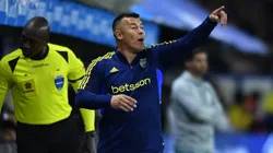 Jorge Almirón, con todo el plantel a disposición.