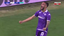 El festejo de Nicolás González.