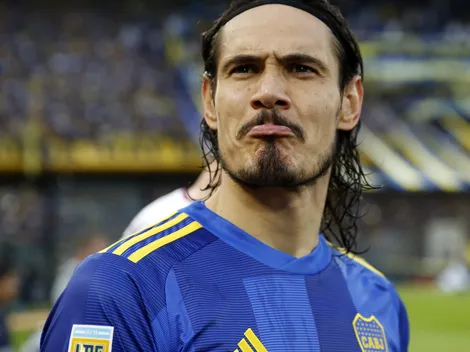 El posteo de Edinson Cavani tras la derrota de Boca en el Superclásico