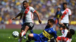 Nicolás De La Cruz brilló en la cancha de Boca.