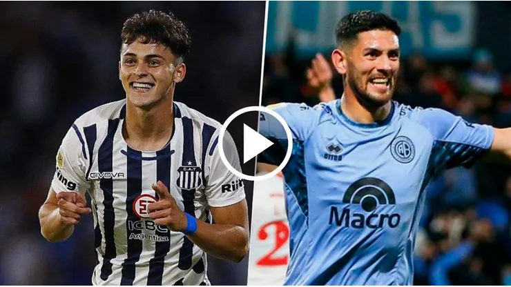Talleres vs. Belgrano por la Copa de la Liga.