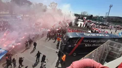 La espectacular despedida de los hinchas de River antes del Superclásico