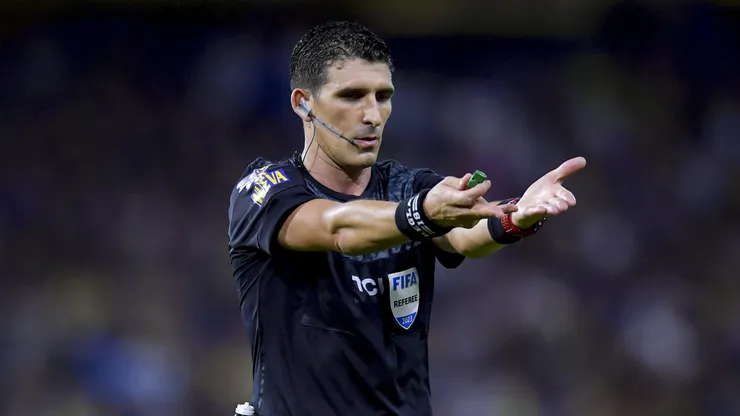 Andrés Merlos estuvo a cargo del último Boca-River.