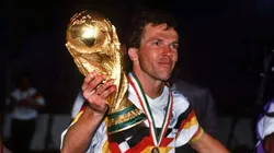 Lothar Matthäus, campeón del mundo con Alemania.