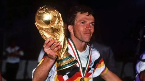 Lothar Matthäus, campeón del mundo con Alemania.