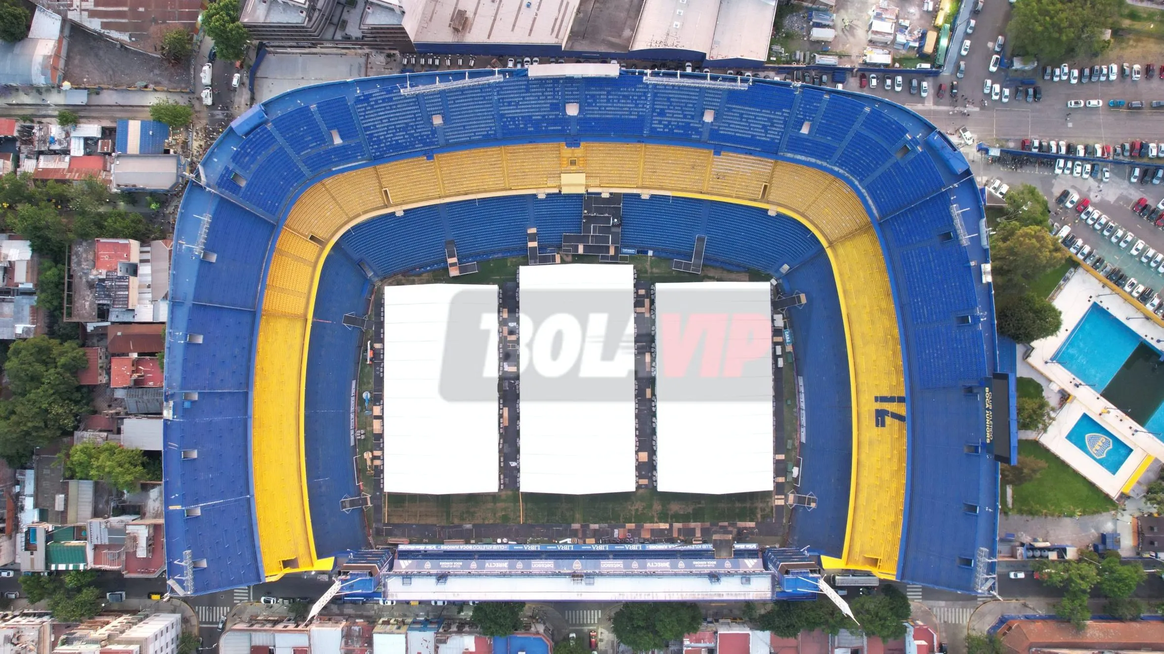 La Bombonera, lista para las elecciones. (Foto Bolavip)