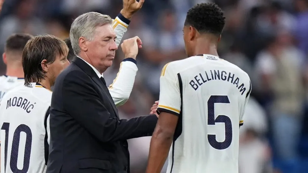 Ancelotti, rendido ante Bellingham.