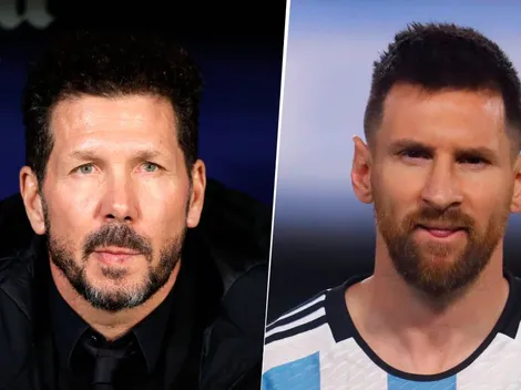 Desmienten que Simeone no quiera dirigir a la Selección por Messi