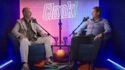 Juan Pablo Varsky junto a Sergio Santos Hernández en una charla para Clank!.