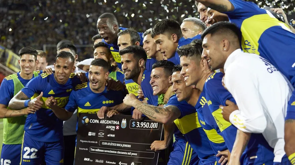 Boca ganó una Copa Argentina con Riquelme como vicepresidente. (Getty)