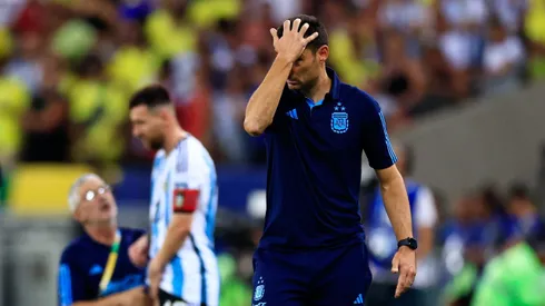 Messi no habría tomado bien las palabras de Scaloni en Brasil.