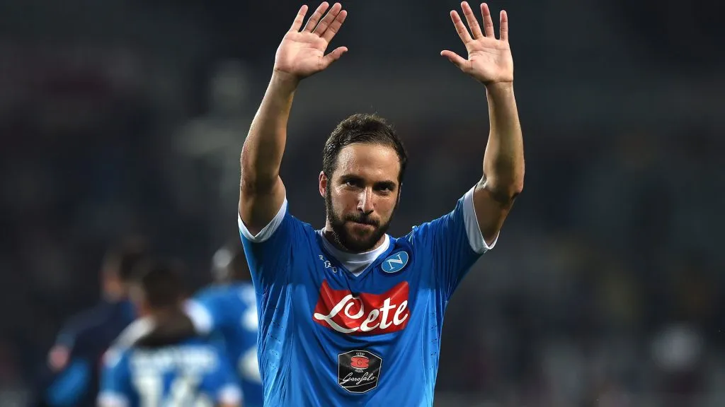 Del amor pleno al odio total, en su paso por el Nápoli (Getty Images)