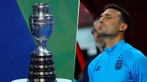 Lionel Scaloni y su cuerpo técnico irían al sorteo de la Copa América del próximo siete de diciembre en Miami. Getty Images.