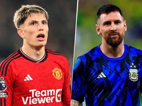 ¿Messi dejó de seguir a Garnacho?: "Dejen de inventar"