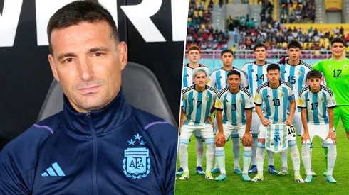 Lionel Scaloni dijo que le despertó orgullo el rendimiento y el comportamiento de la Selección Argentina Sub 17 en el Mundial de Indonesia. Getty Images.