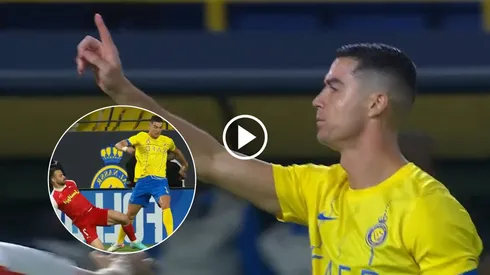 VIDEO | Cristiano Ronaldo simuló un penal, se lo cobraron y pidió que lo anulen