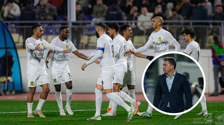 Gallardo y su primer tirunfo: Al Ittihad venció 2 a 1 al OKMK y aseguró su clasificación a octavos de la Champions de Asia