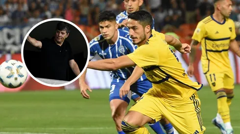 Tras quedar en offside con Figal, Pergolini atacó a Riquelme usando a otro jugador de Boca