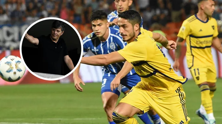 Tras quedar en offside con Figal, Pergolini atacó a Riquelme usando a otro jugador de Boca